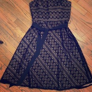 Ann Taylor Loft Black Lace Dress